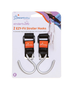Strollerbuddy Ezy-Fit Stroller Hooks 2 Pack