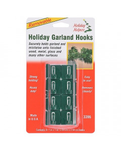 HOLIDAY GARLAND HOOKS 8 PACK