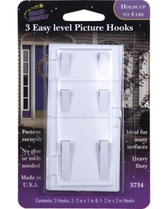 EASY-LEVEL PICTURE HOOKS 3 PACK